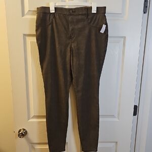 NWT Time & Tru Brown Jeggings, XL
